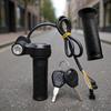 E Bikes Throttle E Bikes Twist Throttle Anti-Slip Grip With Keys Lever Handlebars For Bicycle Dirtbike Scooter Atv Motorcycle