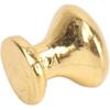 JTLB 8pcs 1:12 Scale Miniature Round Head Pull Handle Metal Simple Dollhouse Door Handle Knobs (Golden)