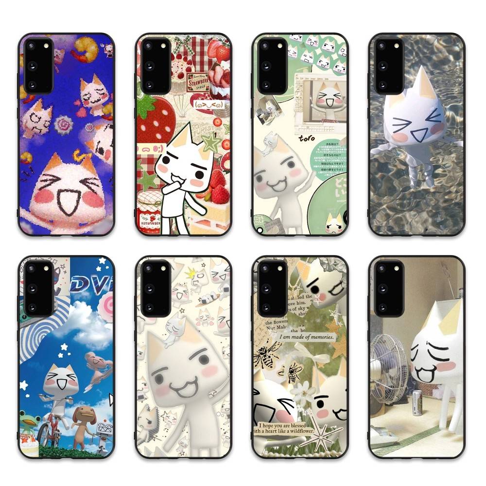 Popular Cute T-Ttoro I-Inoue Cat Phone Case For Samsung S 24 Fe 25 Ultra Plus 20 Lite 21 30 22 23 24 22 Ultra 5G Fundas