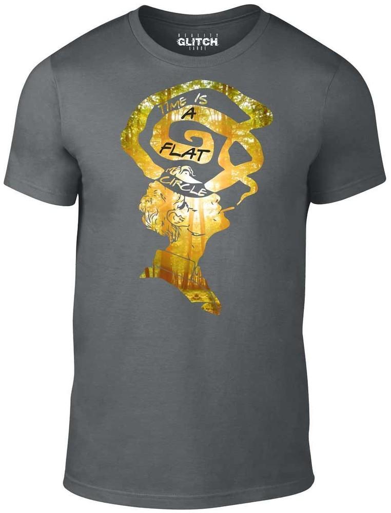 

Время — плоский круг. Футболка, вдохновленная сериалом «Настоящий детектив», смешная футболка 3XL
