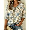 Daily Basic 3D Printed Women's Shirt, Loose Simple Casual Style, Skin-Friendly Durable Multi-scene Wear Top