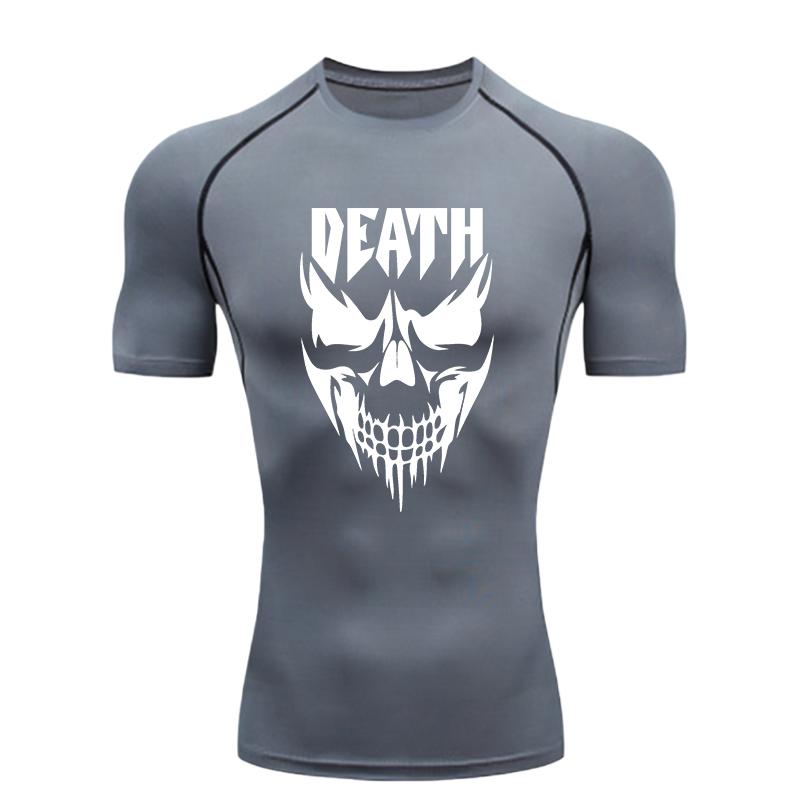 

Men s Sports T-shirt Training Fitness Compression Workout Athletic Tees Gym Running Sweat Absorbing Sweat-Resistant Ultra-Light Tight Fit XXXL