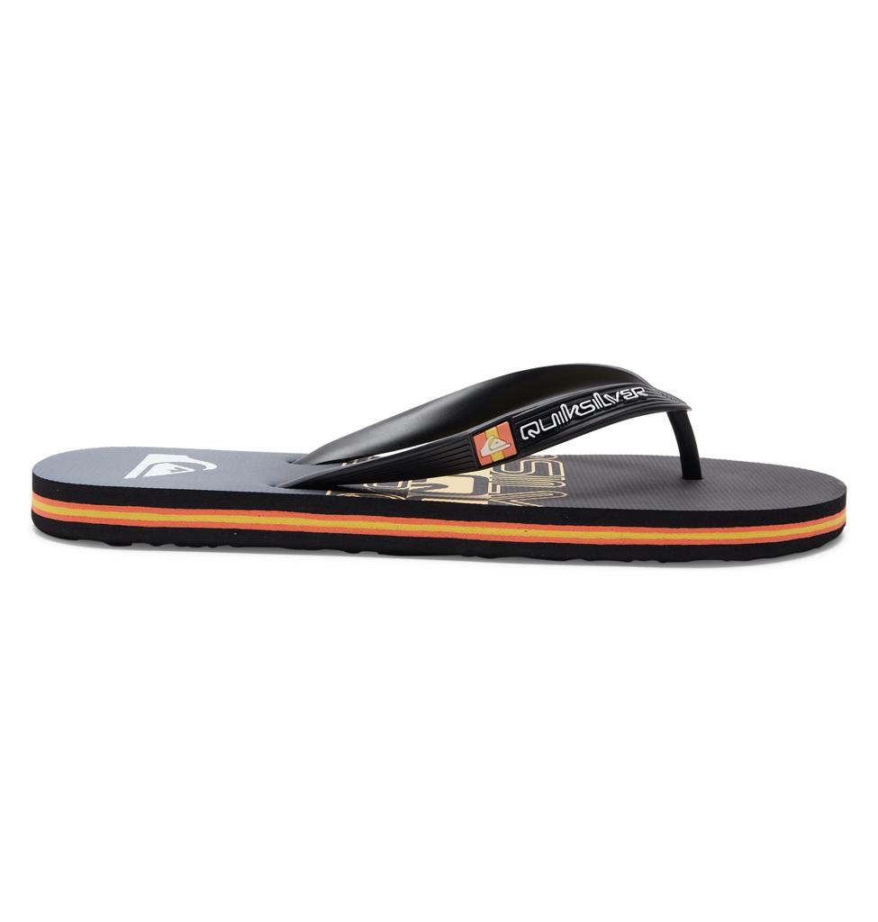 Quiksilver Word Logo Print Beach Sandals