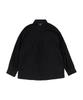 KIJIKO Ke206. Shirring Pocket Overfit Shirt Black