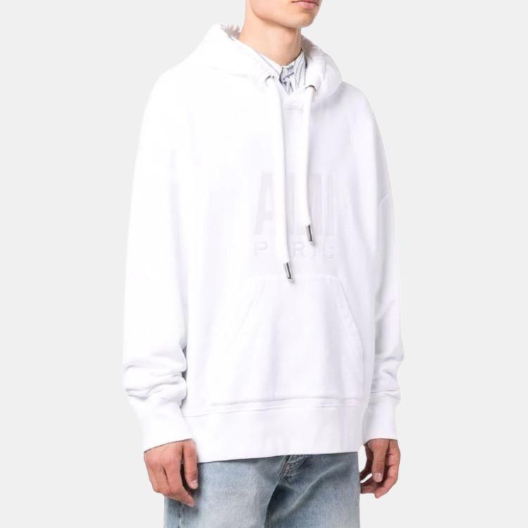 AMIPARIS Tonal Logo Cotton Hoodie USW203731-100