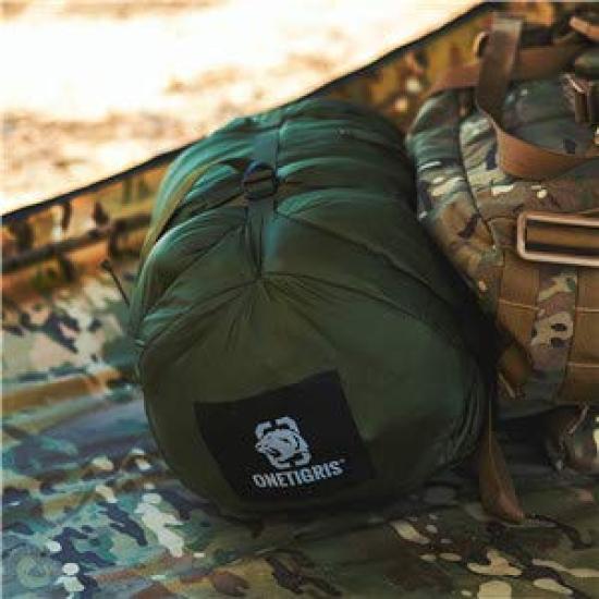 OneTigris 25L Sleeping Bag Stuff Sack Storage Bag Compression Bag Camping Outdoor (Green-25L)
