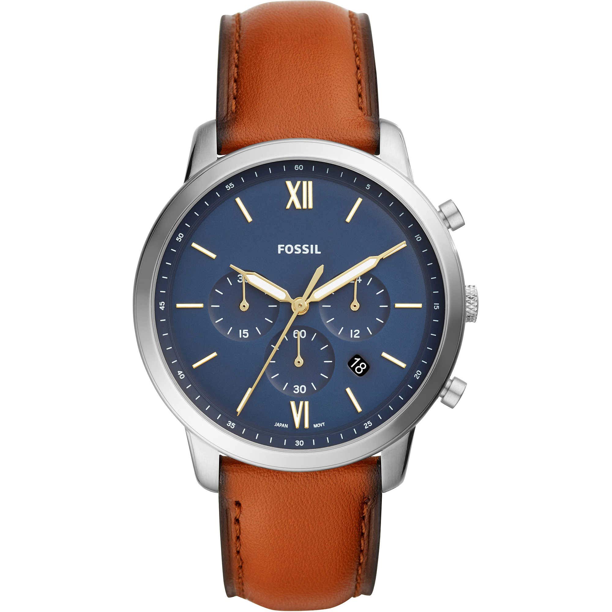 

Наручные часы NEUTRA CHRONO FS5453 подлинный импортный продукт коричневый [Fossil] мужские синий