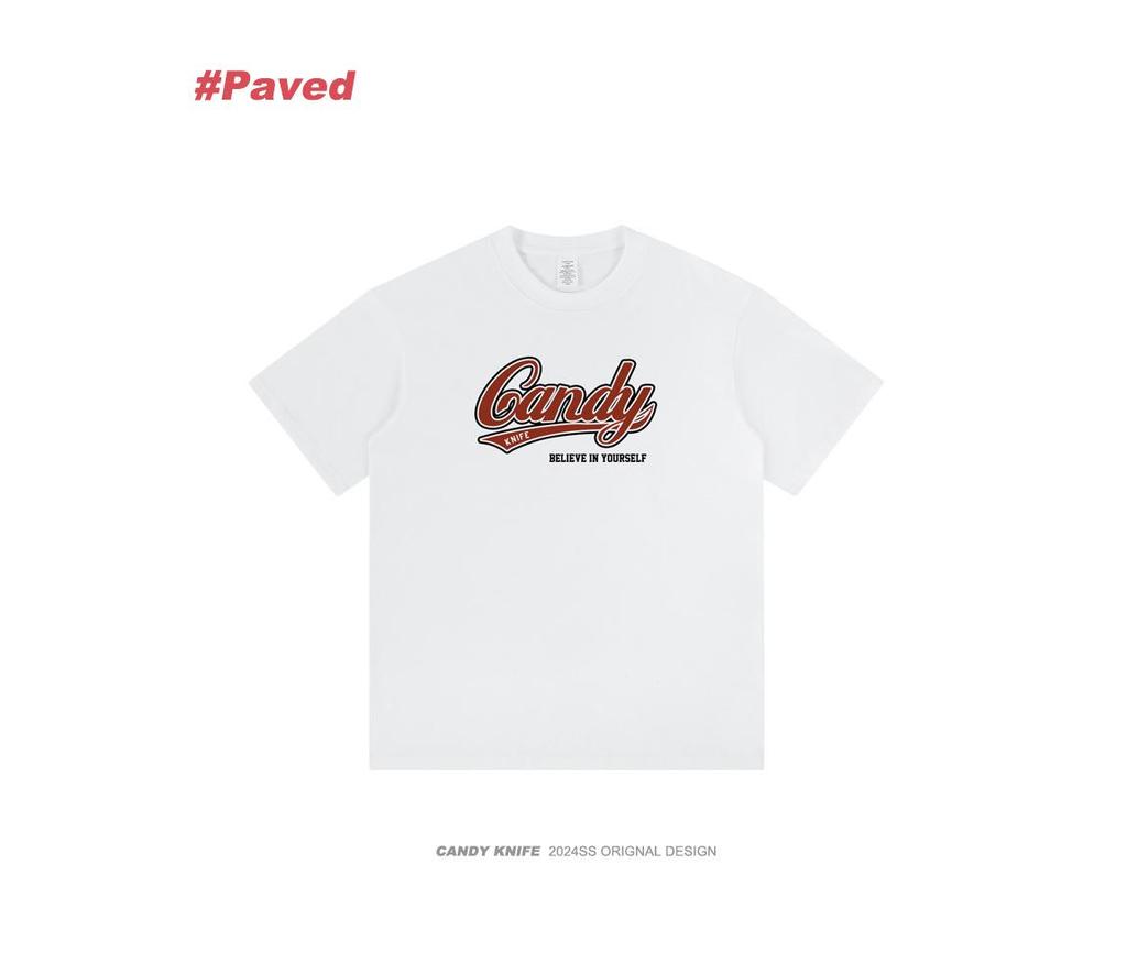 Retro Vintage Unisex Pure Cotton Heavyweight Short Sleeve T-Shirt