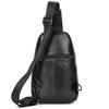 Newsbirds Casual Men's Chest Bag Genuine Leather Single Shoulder Cross Body Bag Soft Cow Leather Chest Pack For Men Slinig Bags