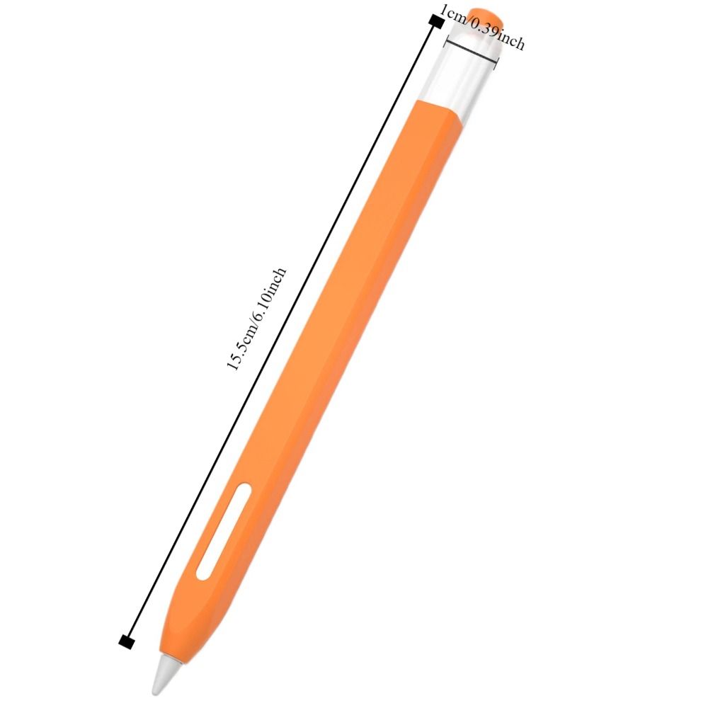 Liquid Silicone Tablet Pencil Case 2nd Gen Not Affect Charge Touch Screen Pen Cover Anti Slip Shockproof for Apple Pencil 2/Pro