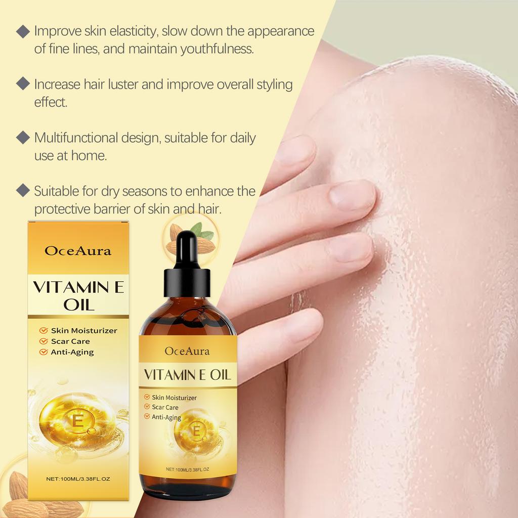 Vitamin E Multi Care Oil Moisturizing Face Body Hair Nourishing Care Oil