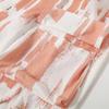 Heren Plus Size Abstracte Print 2-delige Outfit, Korte Mouw T-shirt & Cargo Short Set (5XL-12XL)
