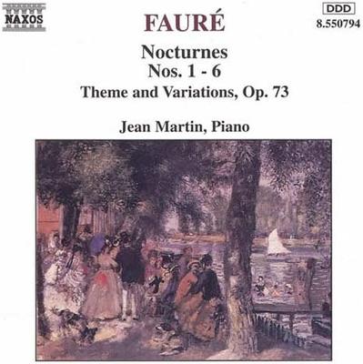 CD JEAN MARTIN (P); FAURE - Faure: Nocturnes Volume 1  8550794 Japan ObiClassical Used