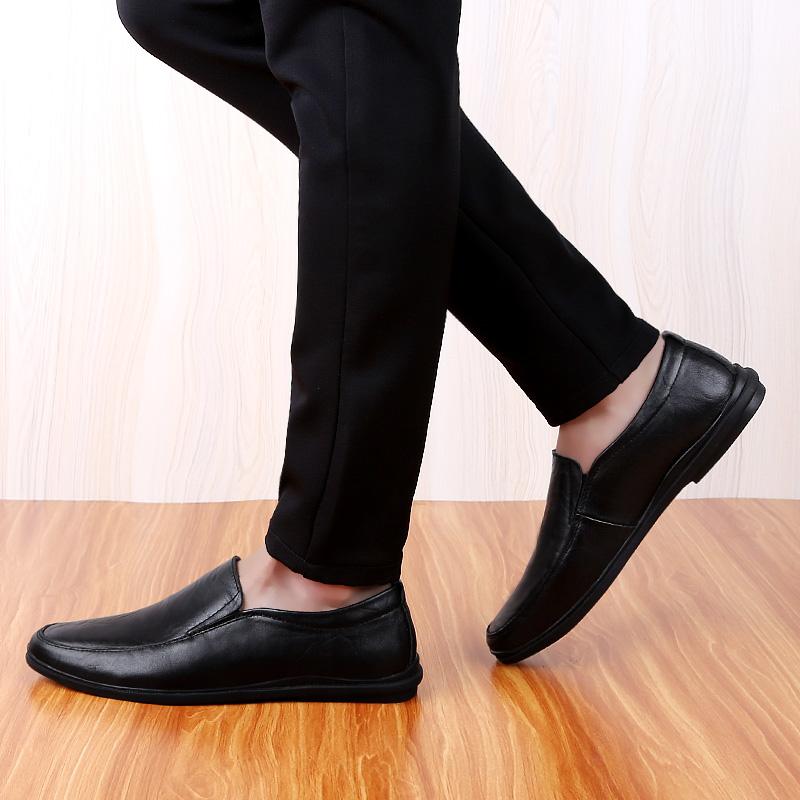 Men All Season Shoes Leather Comfortable Lightweight Comfortable Wear For Daily Use Durable Material With Good Quality