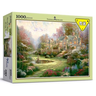 Puzzle Life Spring Garden Jigsaw Puzzle Luminous, 1000 bitar, PL1081, 1000 bitar Jigsaw Puzzle, Barnspel, Pedagogiska leksaker