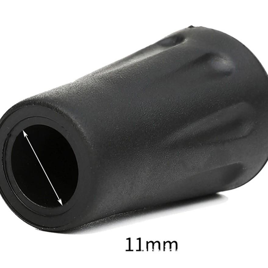 Hiking Pole Anti-Slip Rubber Sleeve & Shock-Absorbing Tip Cover