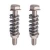 MERIGLARE 2pcs/pcs M10x1.5 Exhaust Bolt and Spring Kit, Durable Material High Reliability