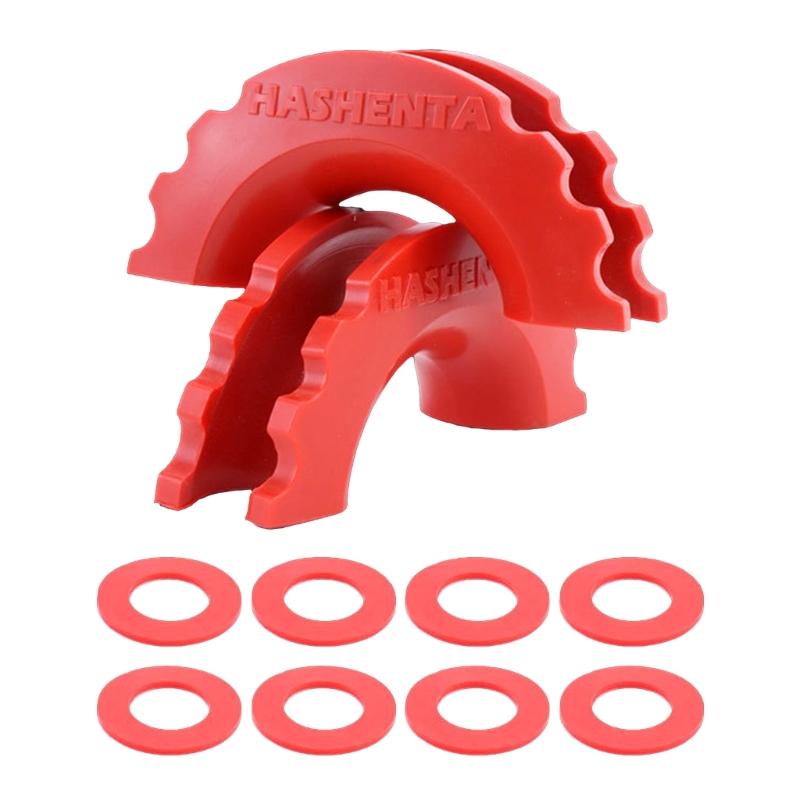 Heavy Duty Forged-Steel D Ring Shackle With Isolator & Washers Towing Hook for Tow Strap Winch-Off Road Vehicle Recovery