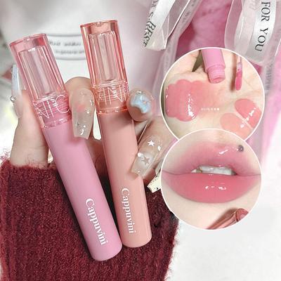 Lápiz labial hidratante Mirror Water Gloss, brillo labial de alto brillo