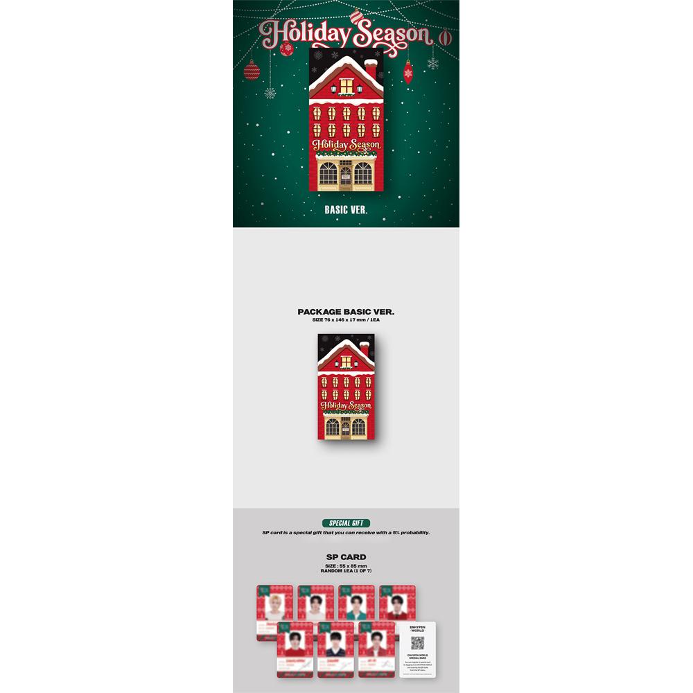 ENHYPEN [ENHYPEN WORLD COUPON CARD COLLECTION] HOLIDAY SEASON BASIC Ver.