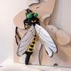 Cartoon-Insekten-Stofftier-Puppe Rucksack Simulation Libelle Gottesanbeterin Plüschtier Rucksack Heimdekoration Geschenk Entworfen Für Jungen Plus Mädchen