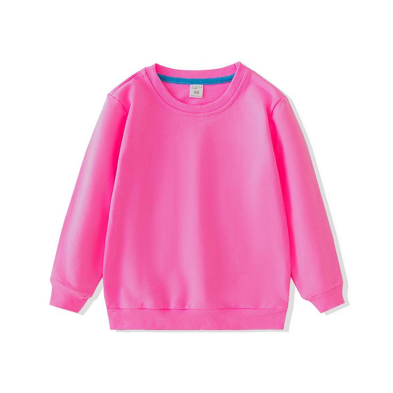 Jednobarevný svetr Dětské jaro a podzim Dětské oblečení s dlouhým rukávem Deka Oblečení do školky