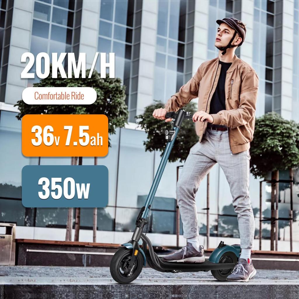 N5 350W Elektroroller Mit ABE App 36v Lithiumbatterie Roller 20km/h 35km Große Reichweite 10 Zoll Reifen Für Erwachsene E-Scooter Für DE