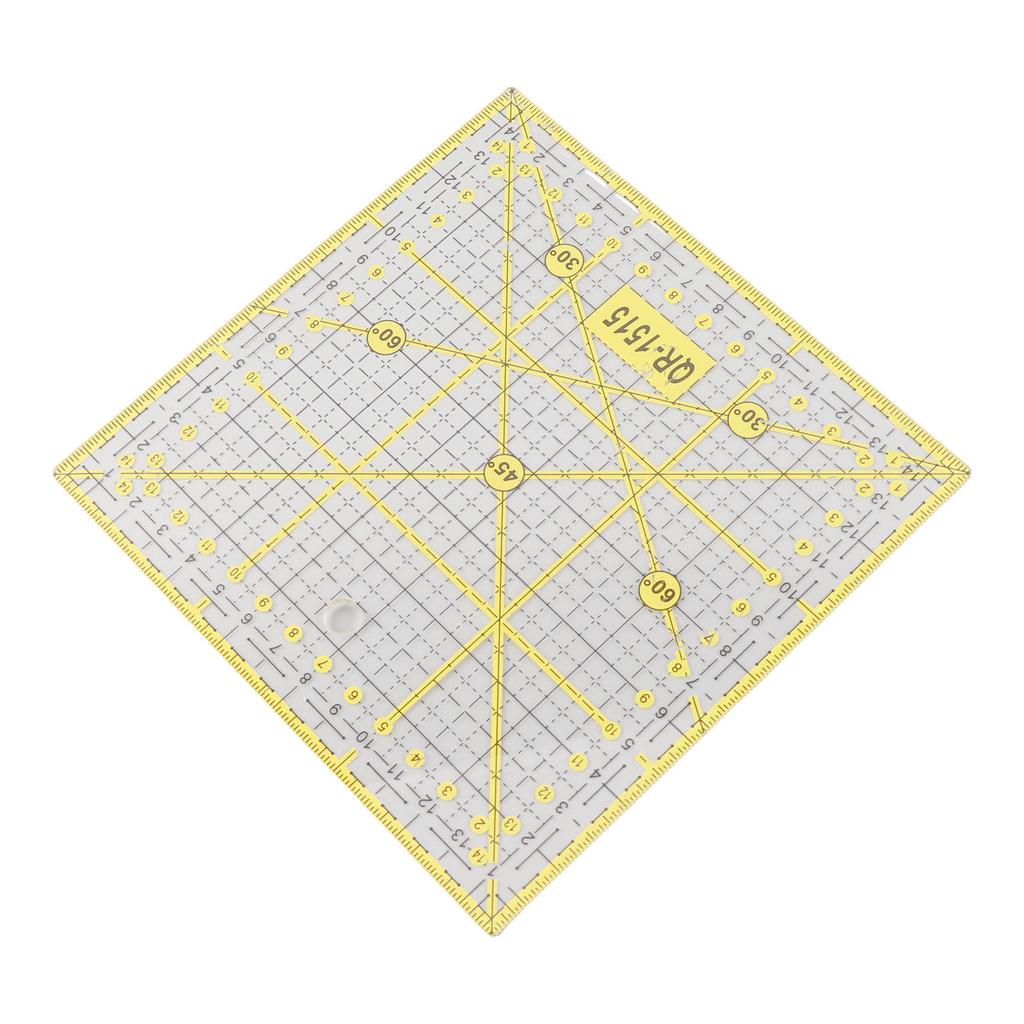 Sewing Ruler, Acrylic Sewing Rulers Quilting Patterns with Plastic Material for Home and Professional Settings