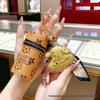 Shuibei Gold Cinnamon Dog Cartoon Keychain & Phone Lanyard - Trendy New Year Gift