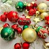 72-Piece Christmas Tree Decorations Set: Houses, Gift Boxes, Snowmen, Sleigh, and Painted Plastic Ornaments
