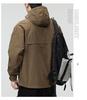Men's 2025 Military Green Waterproof Windbreaker Jacket - Spring/Autumn Style