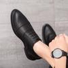 Men’s Brogues Dress Formal Leather Business Derby Shoes Wingtip Tuxedo Wedding Blazers Saddle Shoes Large Size