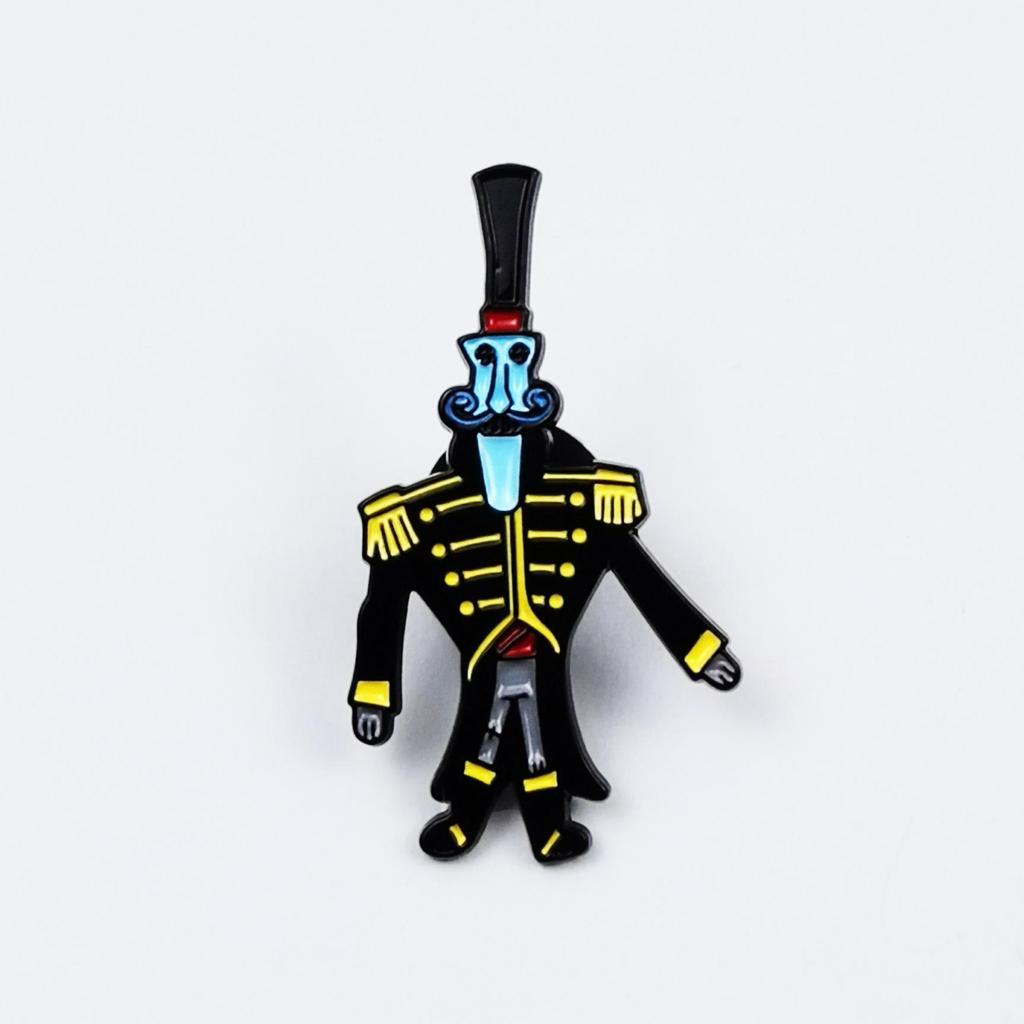 European & American Halloween Cartoon Monster Brooch Set – Creative Ghost Badge for Clothing & Hat Decoration