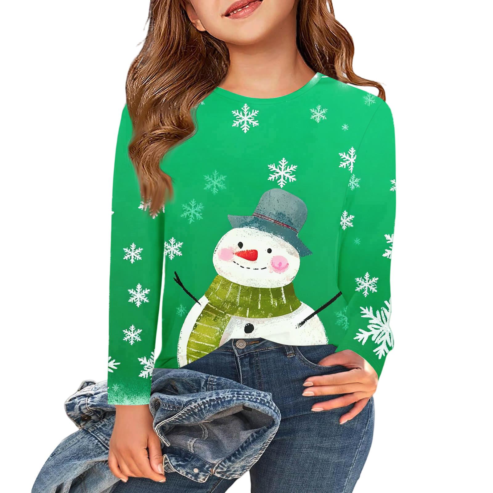 

Детский повседневный топ с круглым вырезом и длинным рукавом 110 циан