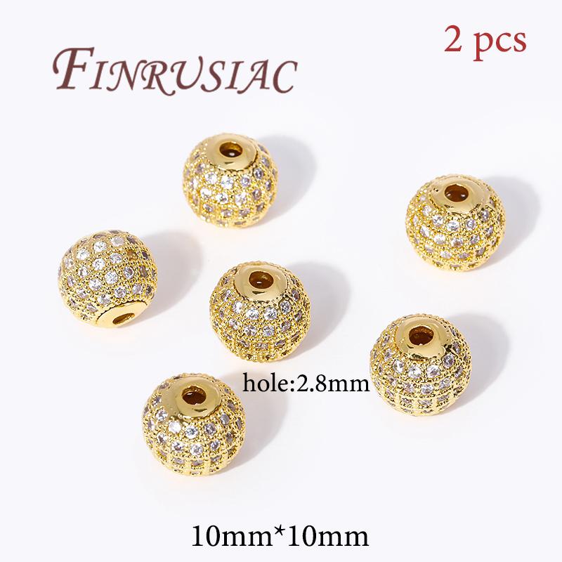 18K Gold Plated Bead End Caps For Jewelry Making Supplies Spacer Bead Caps DIY Accessories