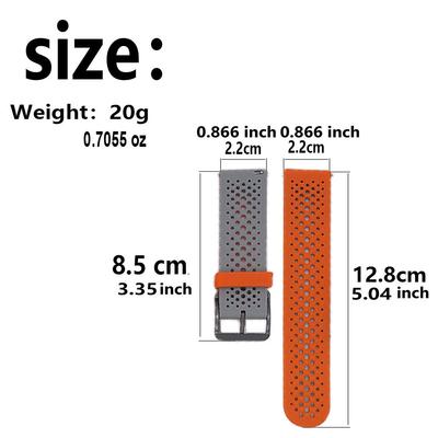 22mm Silicone Smart Watch Watchband For COROS PACE 3 Sports Wristband PACE Pro APEX 2 Pro APEX 46mm Replacement Strap Bracelet