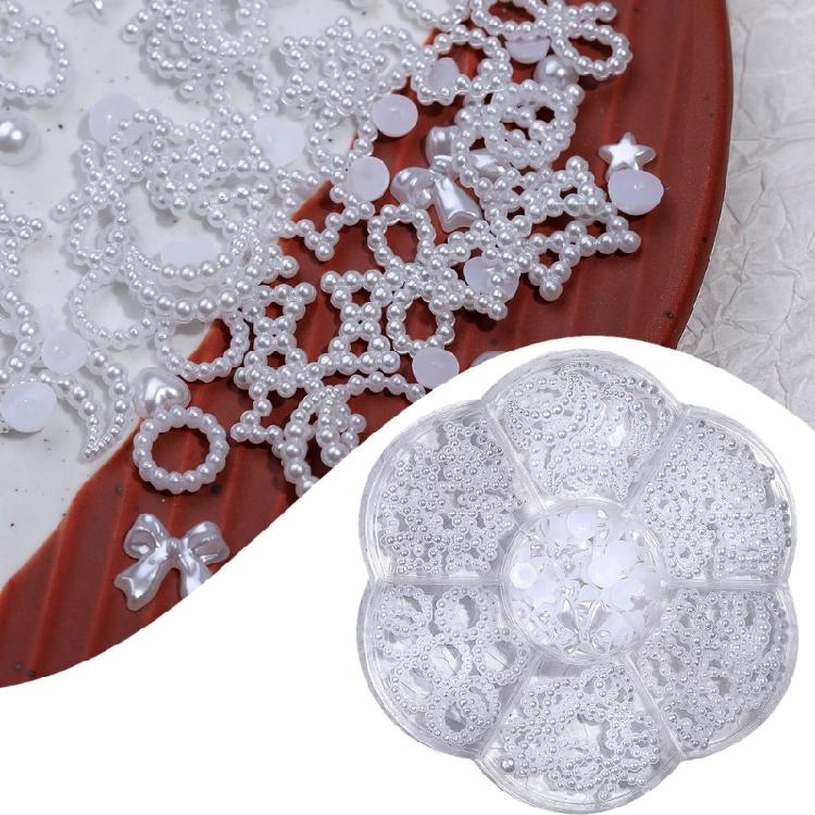 

3D Flower Leaf Nails Art Charms Rose Flower Nail Charms for DIY Jewelry Making