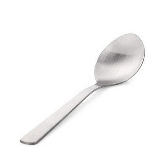 Stainless Steel Seasoning Jar with Spoon – Cylindrical Salt and Sugar Container, Kitchen Utensil.