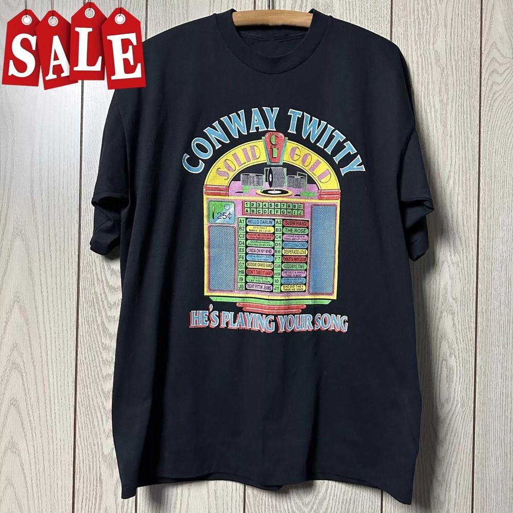 New Conway Twitty Unisex Shirt  All Size Gift For FRIEND Unisex T-Shirt Graphic Tee XXXL