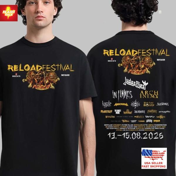Reloaded Festival shirt, 2026 lineup tee, music festival tshirt, concert fan tee XXXL