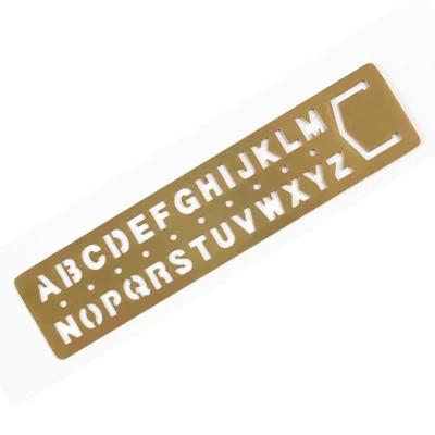 Vintage Messing Metall Multifunktionales Lesezeichen Schablone Lineal DIY Werkzeug Reisetagebuch Tagebuch Planer Zubehör Schreibwaren