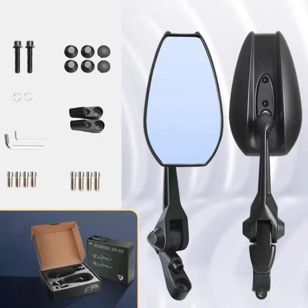 Napoleon Aluminum Alloy Side Mirror HD Motorcycle Side Mirror Clean Lens Motorcycle Accessories