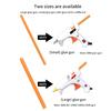 10Pcs Mini Hot Glues Guns Sticks Multipurpose for Art Craft DIY Gluing Projects Hot Melt Adhesive Glues Sticks Replaceme