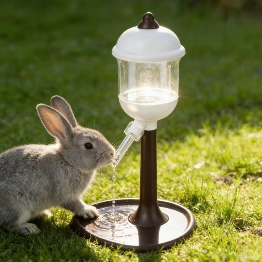 Leakproof Automatic Drinking Fountain With LED Light Animal Water Dispenser  for Rabbit/Squirrel
