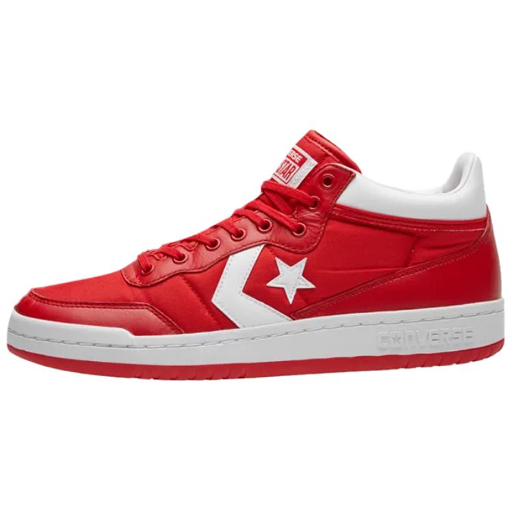Converse Fastbreak 83 Comfortable Simple Non-Slip Wear-Resistant Mid-Top Skate Shoes Unisex Skate Shoes Red 156977C