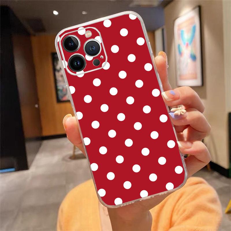 Phone Case For iphone 17ProMax 17 Pro Air 16 15 14 13 Pro Max 16 15 14 13 Pro 15Plus Polka Dots