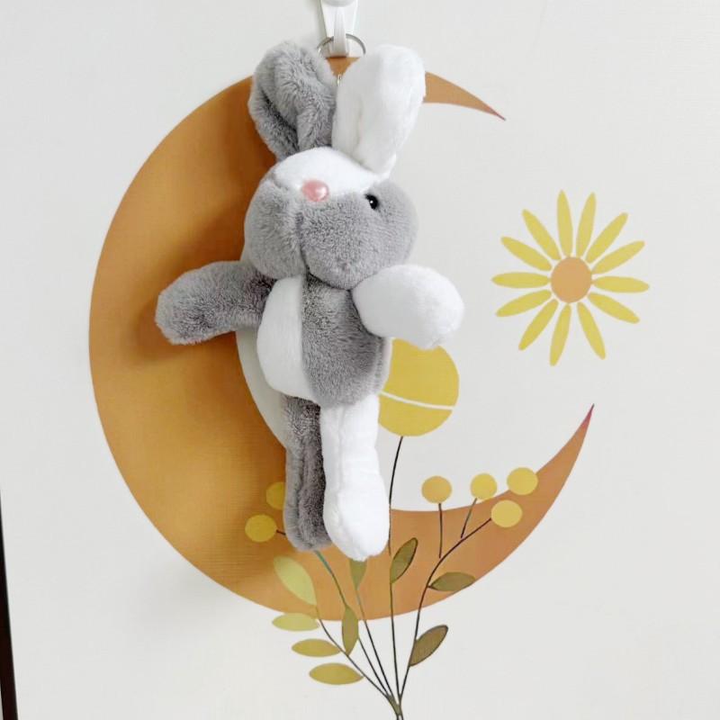 Creative New Cute Teddy Bear Rabbit Plush Toy Doll Pendant Car Student Schoolbag Hanging Ornament Doll