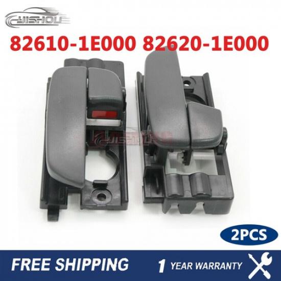 Black Interior Door Handle for 2006-2011 Hyundai Accent 82610-1E000 82620-1E000