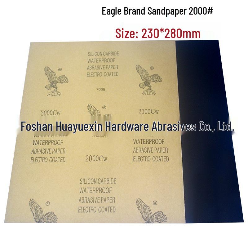 Eagle Sandpaper 120#-2000# Wet/Dry Polishing & Grinding Silicon Carbide Sheets.
