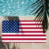 Flagge Amerikanische USA Handtuch Weich Leicht Anti-Sand Großes Strandhandtuch Schnelltrocknend Bad Sport Familie